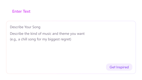 Text to Song Generator